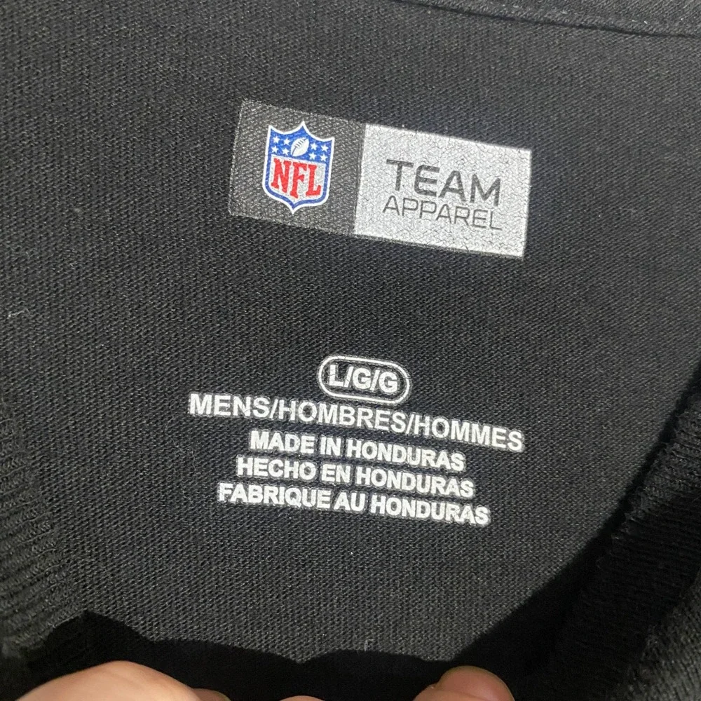 NFL Team Apparel San Francisco 49ers Black Long Sleeve Graphic Shirt Mens Large - Picture 2 of 6